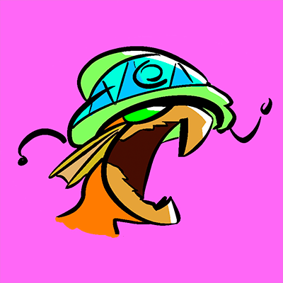 Cartoon Crash Mascot